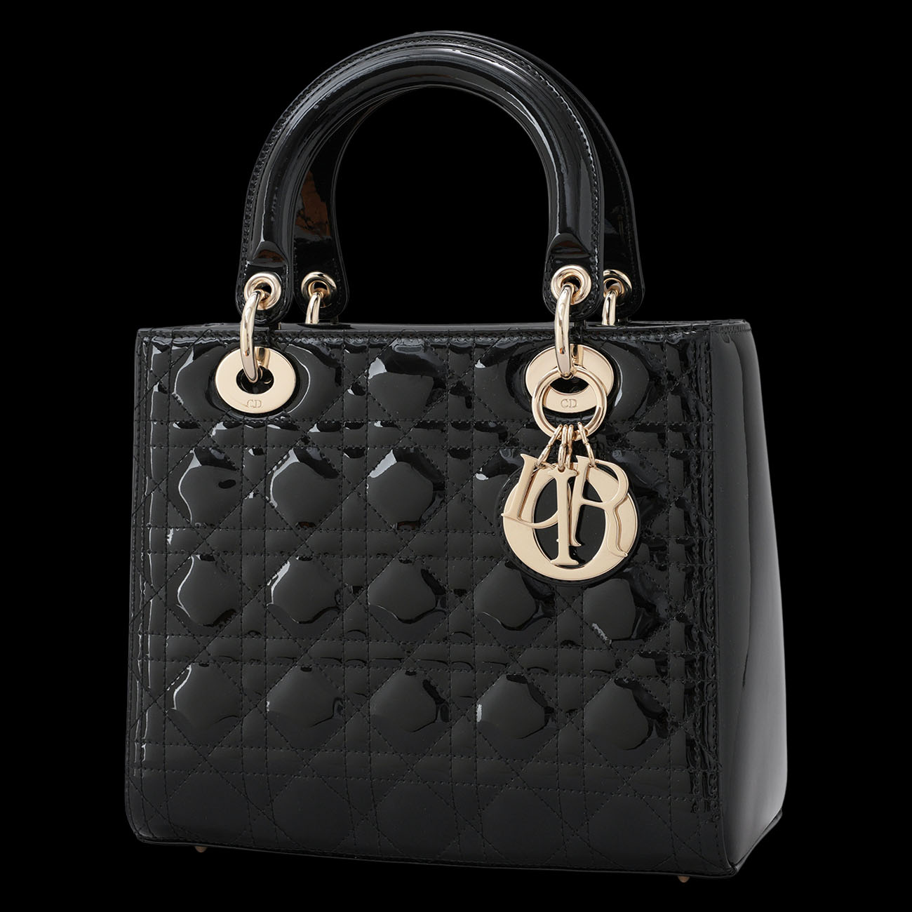 CHRISTIAN DIOR(USED)디올 페이던트 레이디디올 미듐